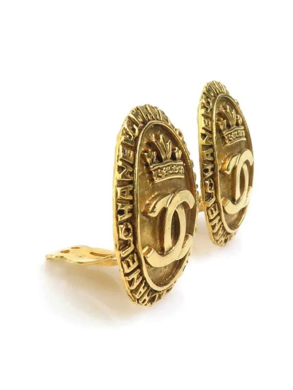 Chanel Earrings CC Logo